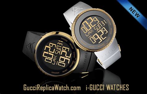 gucci digital watch replica|how to authenticate gucci watch.